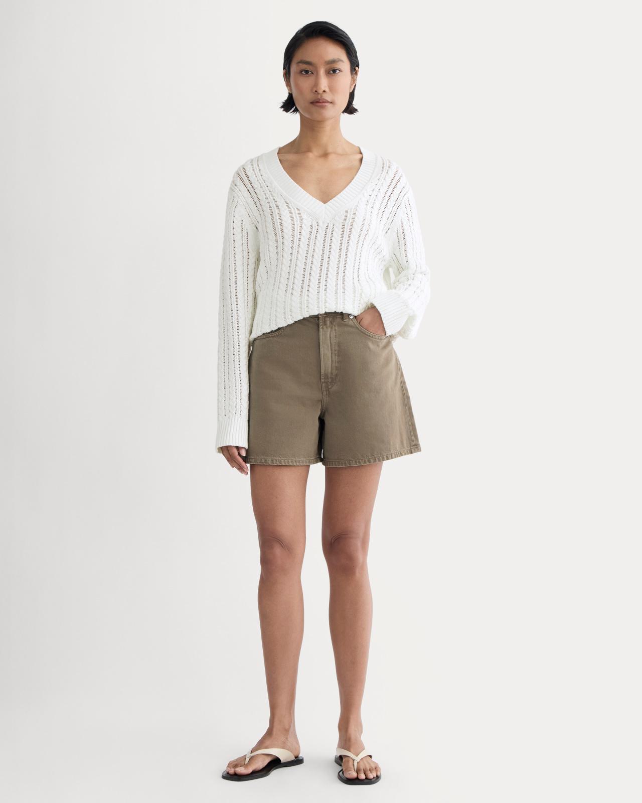 Womens A-Line Denim Short by Everlane Product Image