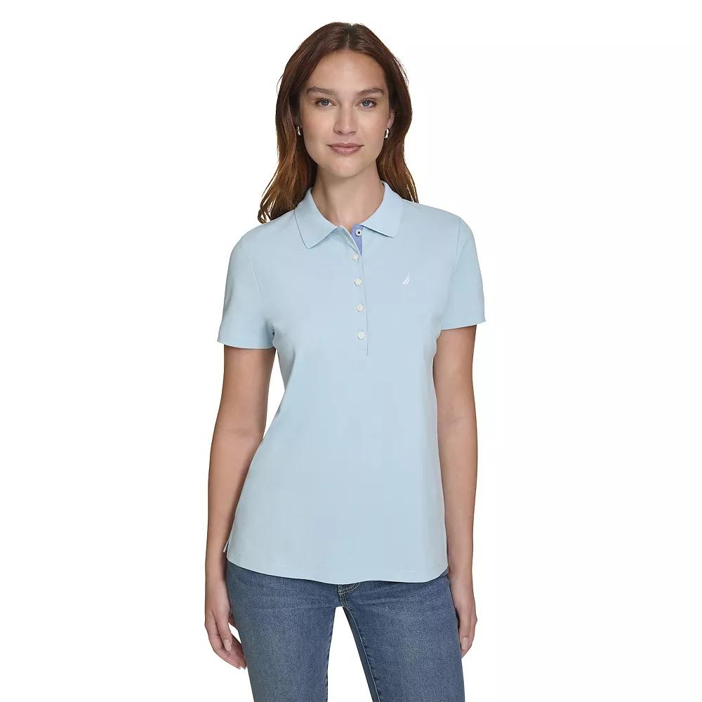 Women's Nautica Daisy Short Sleeve Polo,  Product Image