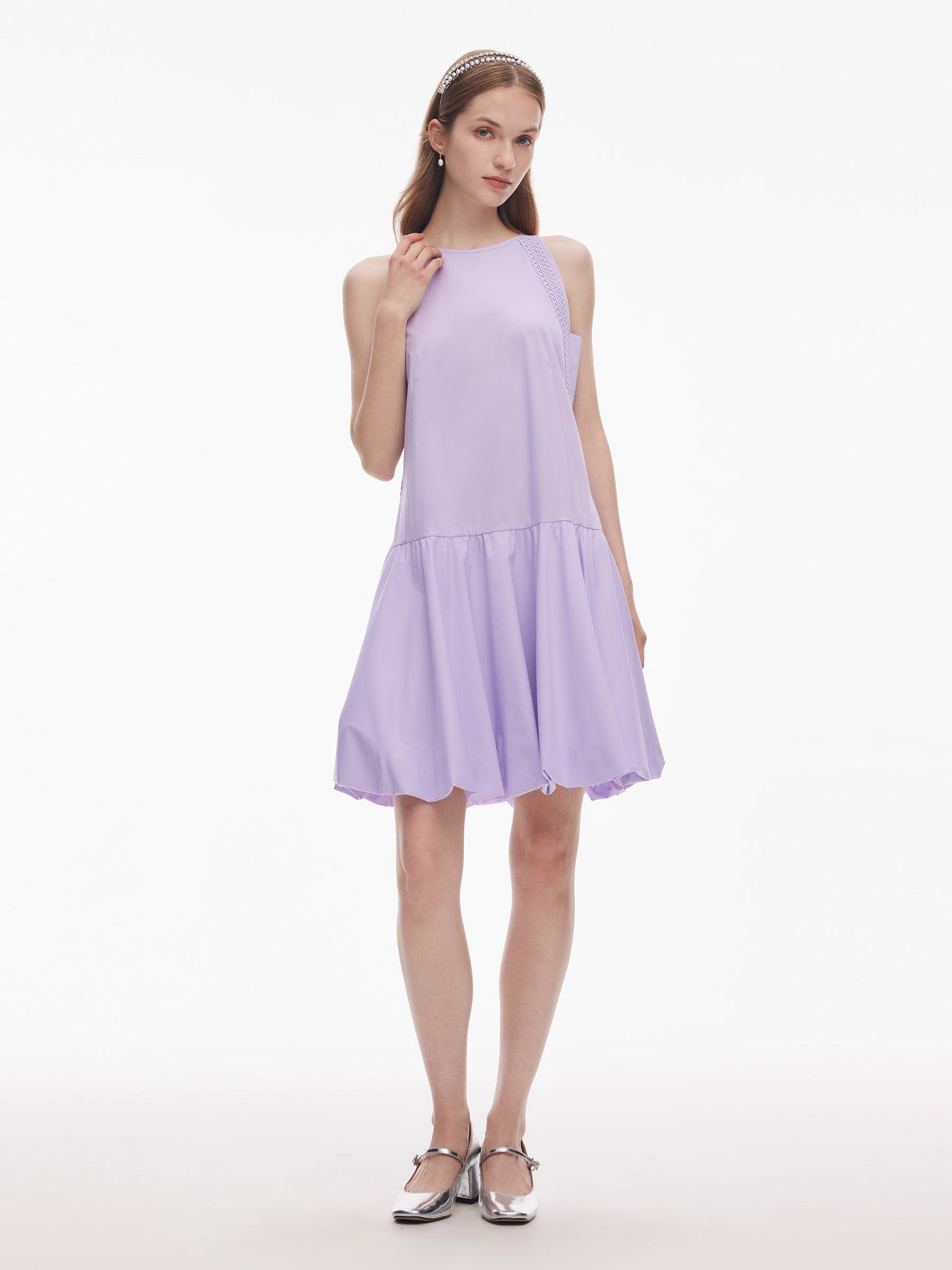 A-Line Flared Hem Women Mini Vest Dress Product Image