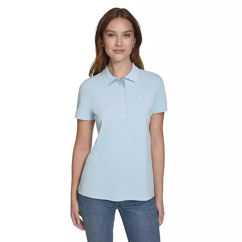 Women's Nautica Daisy Short Sleeve Polo,  Product Image