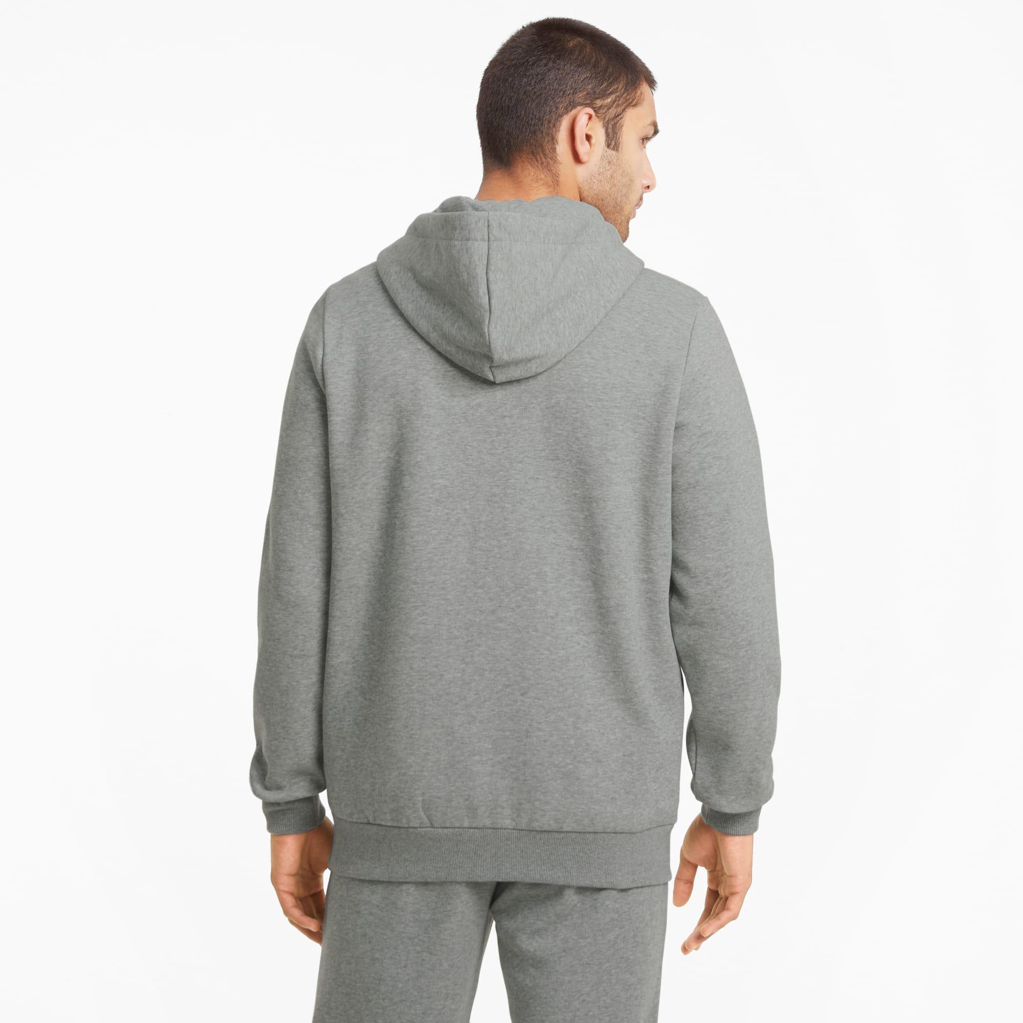 Essentials Full-Zip Logo Hoodie Men Product Image