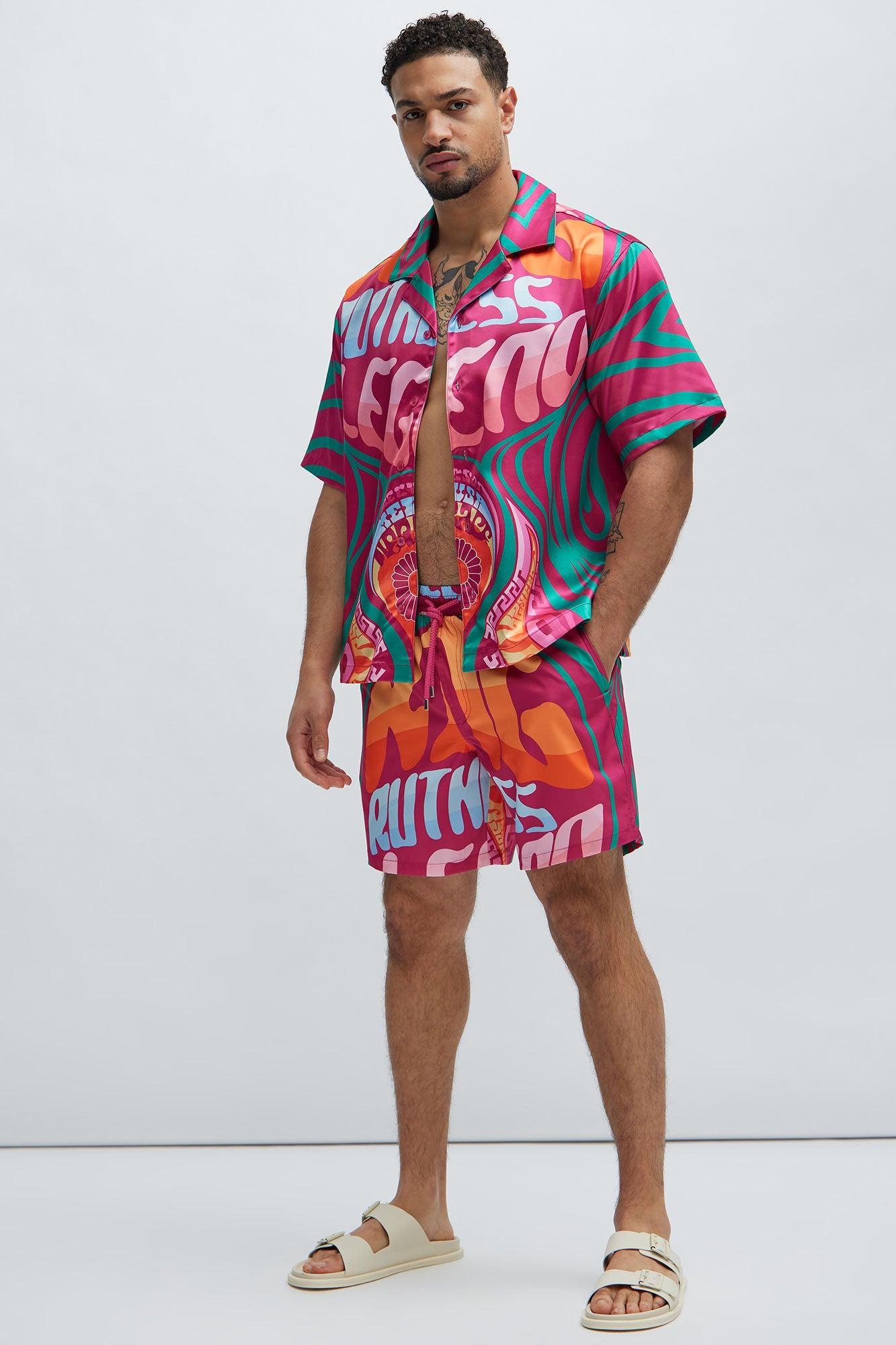 Eyes On Medusa Shirt - Fuchsia/combo Product Image