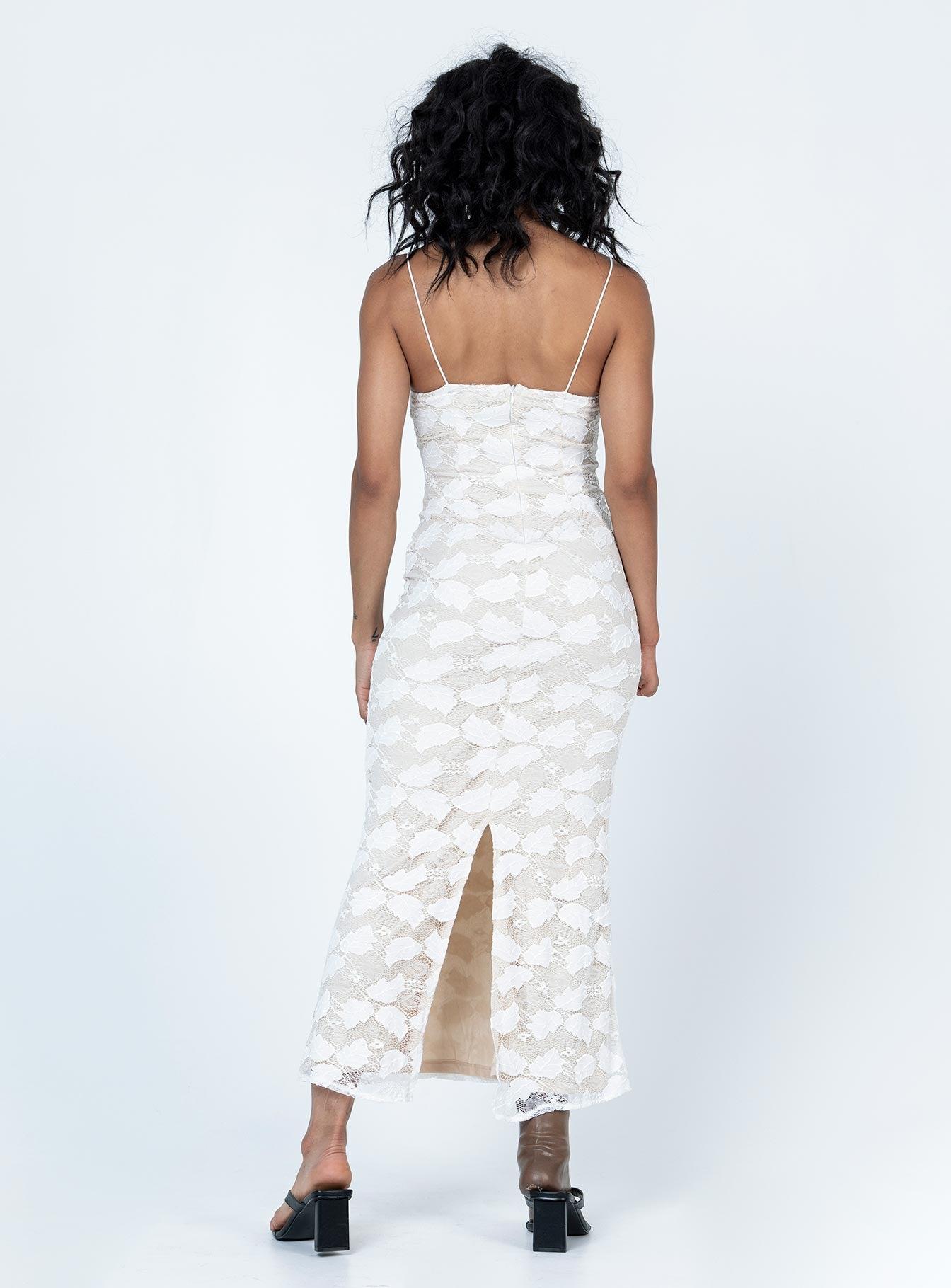 Azra Maxi Dress White Product Image