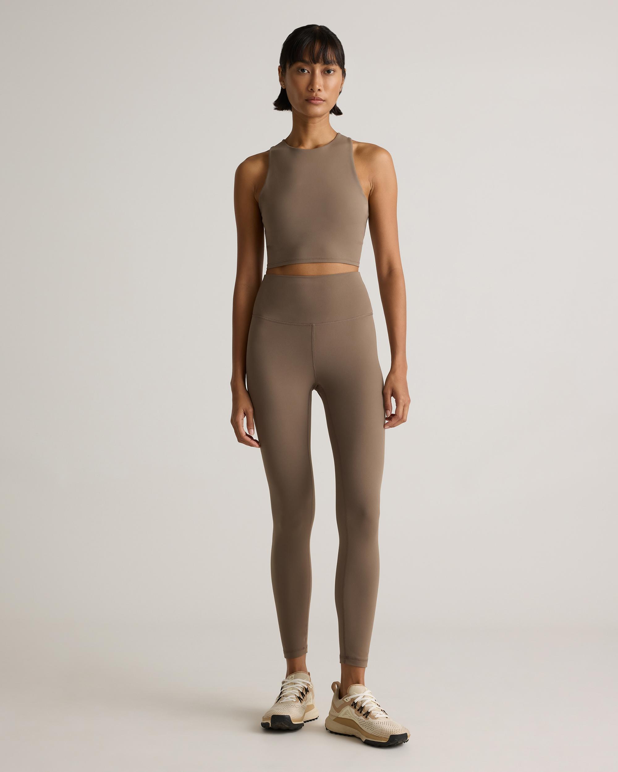 Quince | Women's Ultra-Form High-Neck Cropped Tank Top Nylon/Spandex Product Image