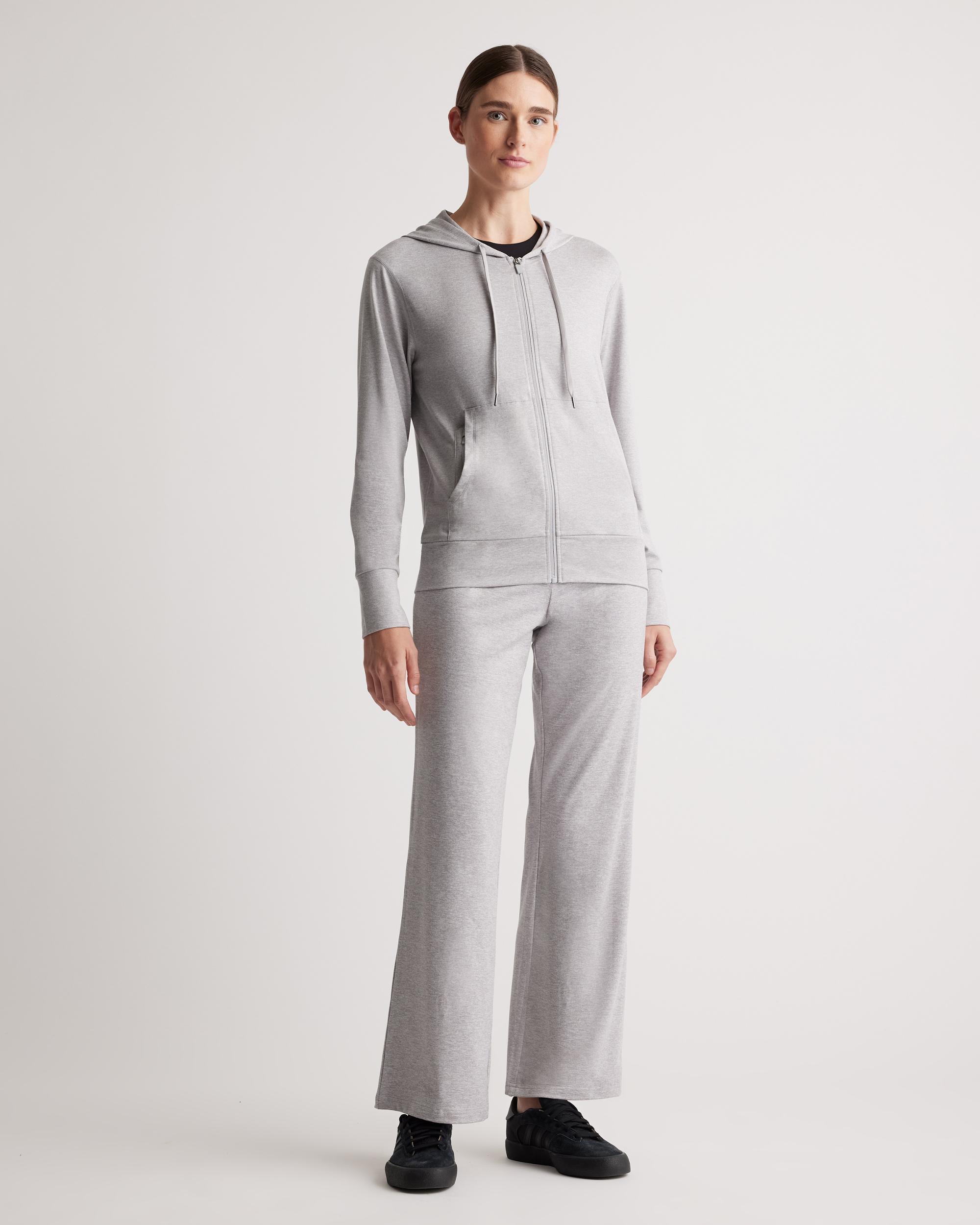 Quince | Women's Flowknit Full Zip Hoodie Recycled Polyester Product Image