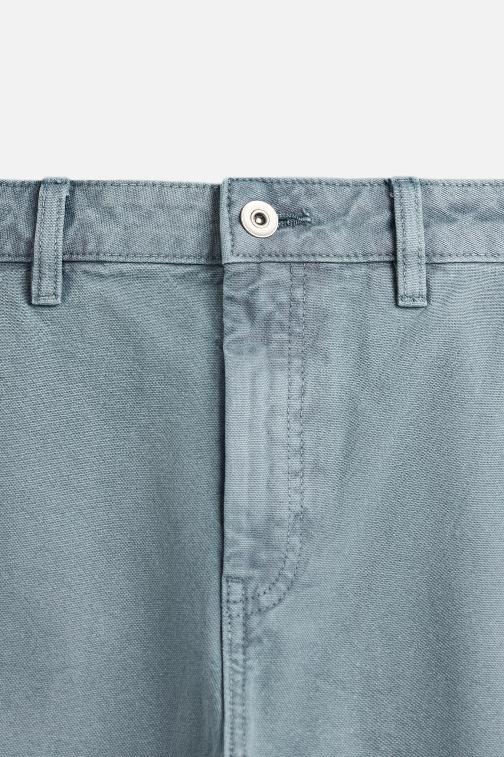 WASHED CARPENTER POCKET PANTS Product Image