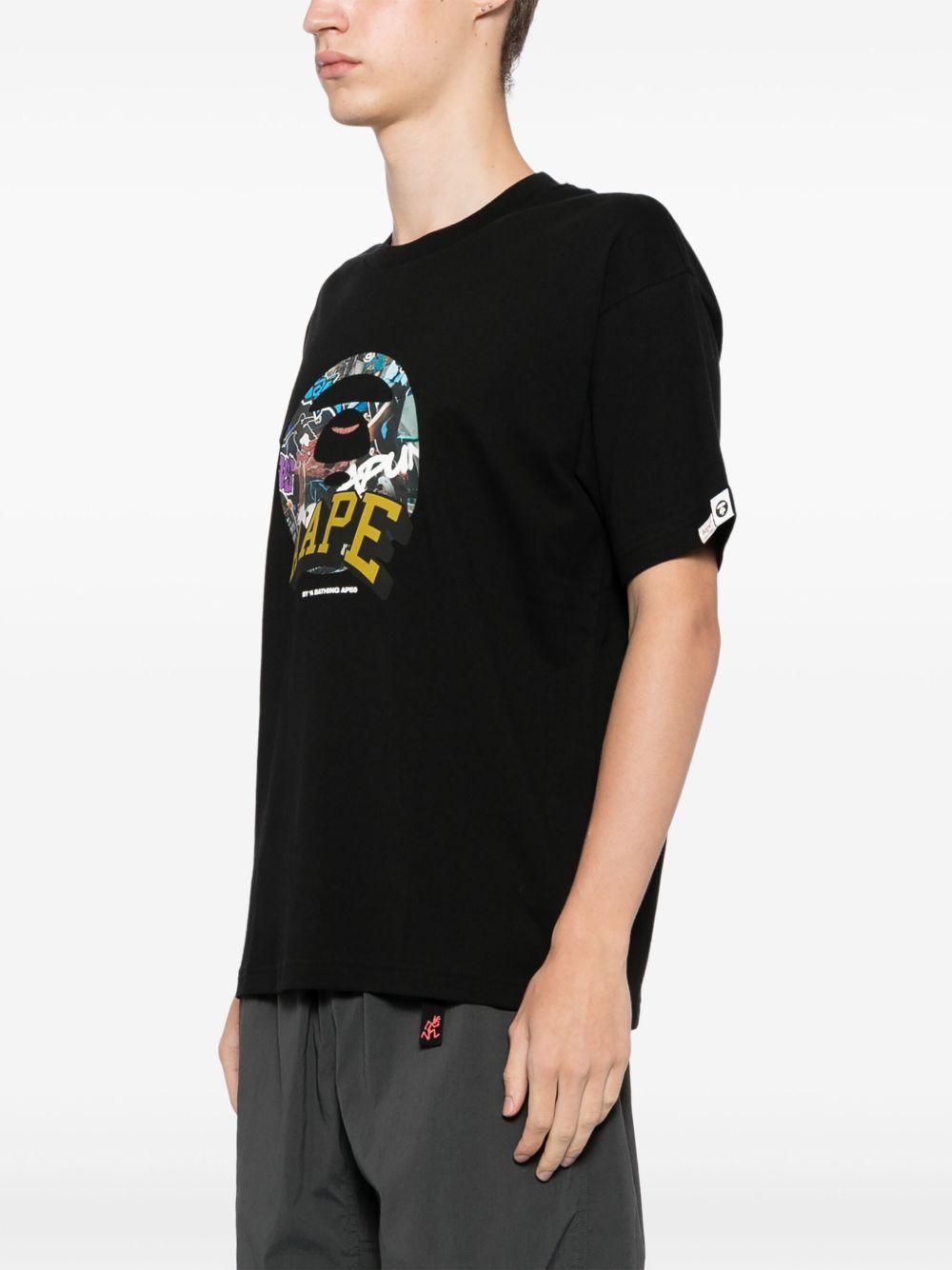 logo-print cotton T-shirt Product Image