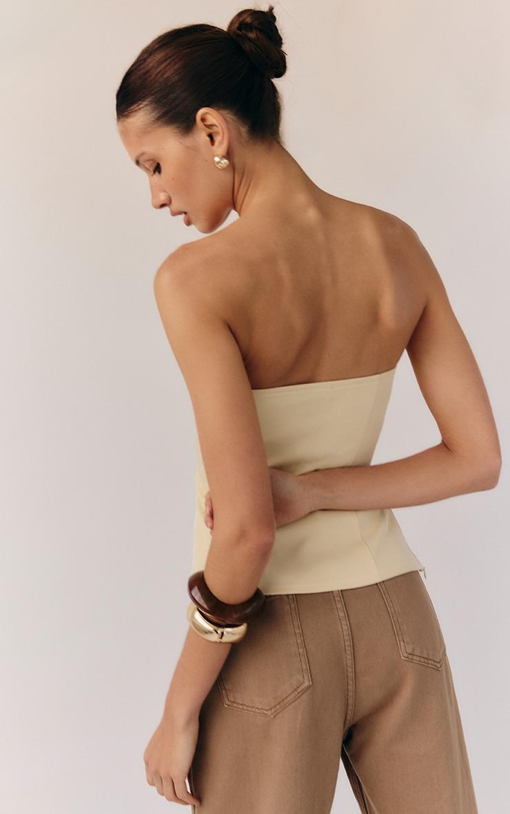 Lemon Peplum Bandeau Product Image