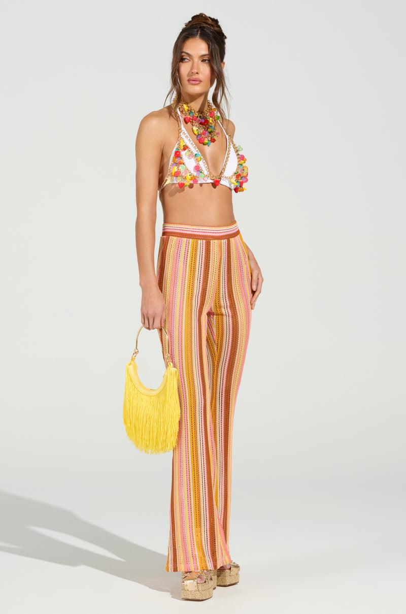 PALOMA KNIT FLARE PANTS Product Image