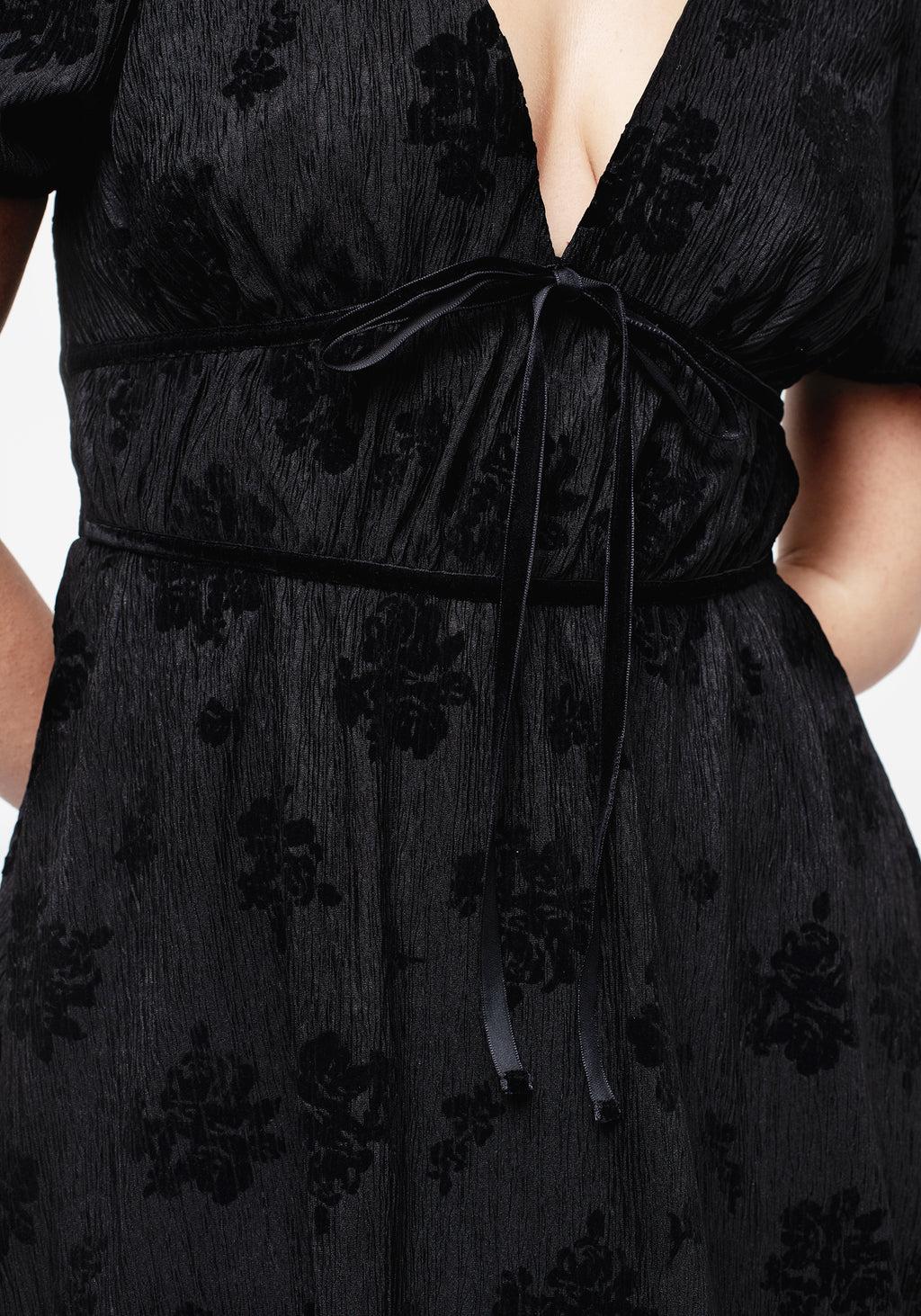 Giselle Floral Puff Sleeve Mini Dress Product Image