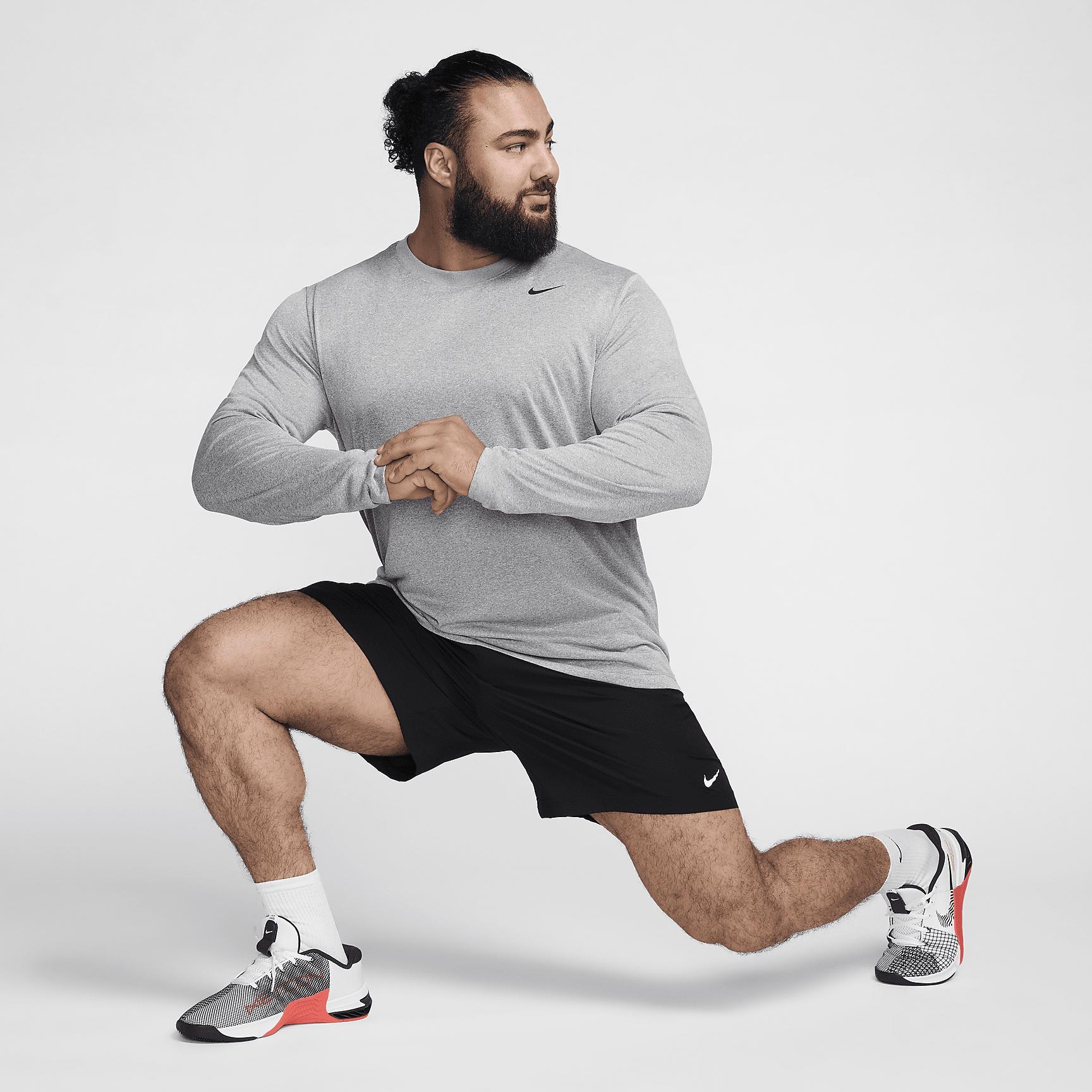 Nike Mens Dri-FIT Legend Long-Sleeve Fitness Top | DX0993-063 Product Image