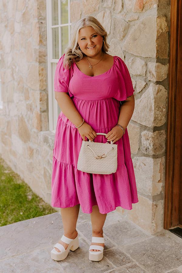 Sweet Aroma Midi in Dark Blush Curves Product Image