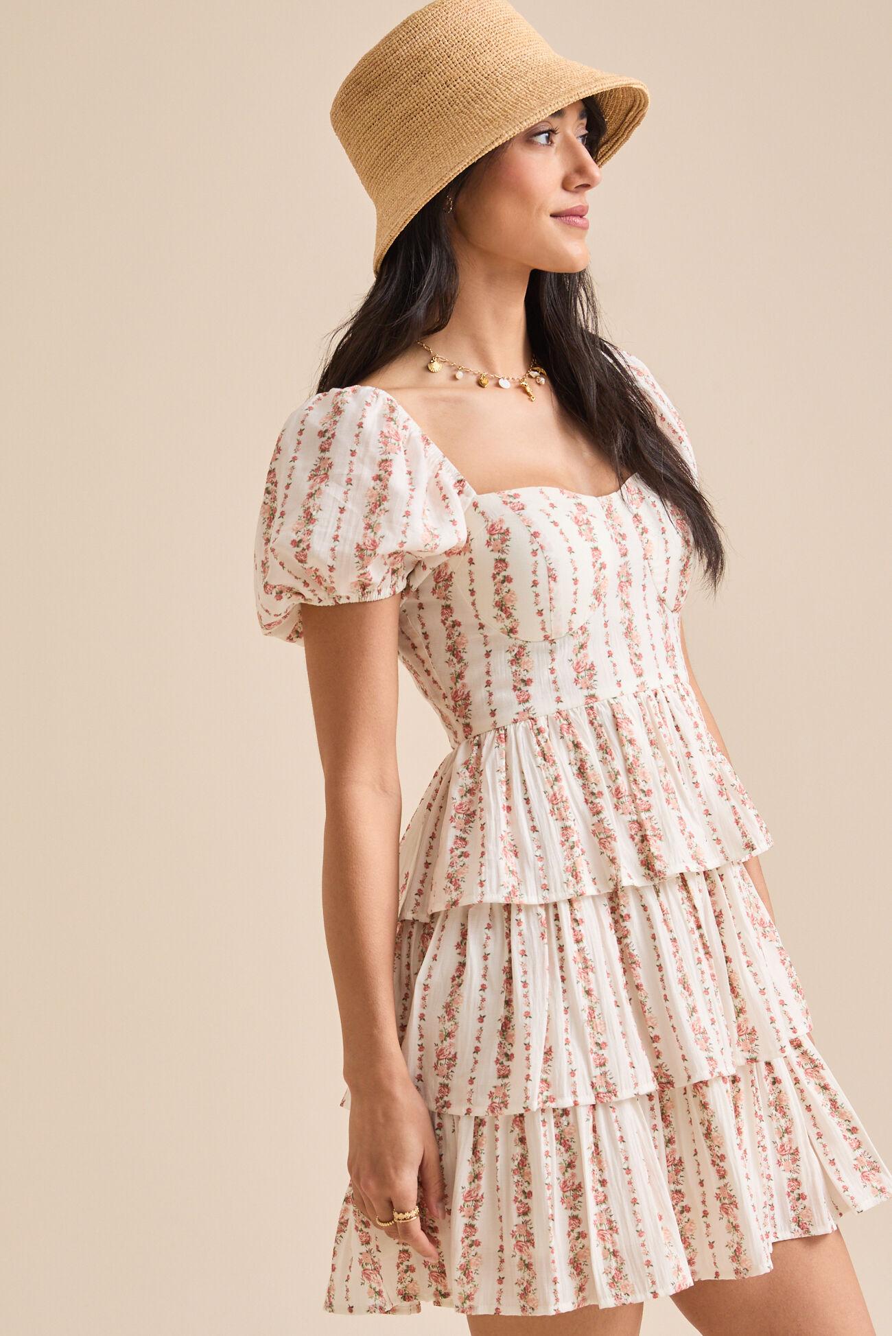 Whittney Floral Mini Dress Product Image