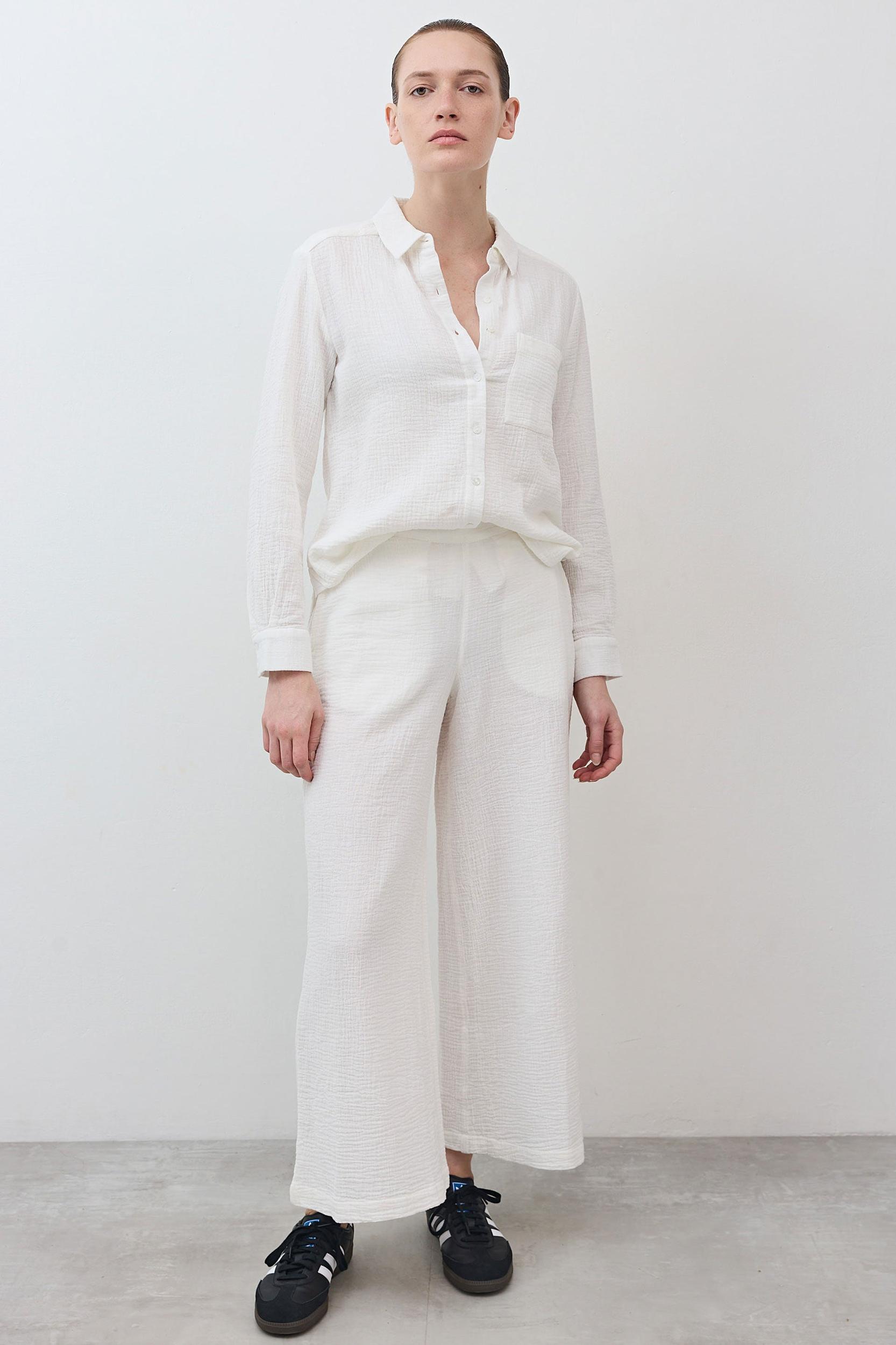 Airy Button Down Tunic Product Image