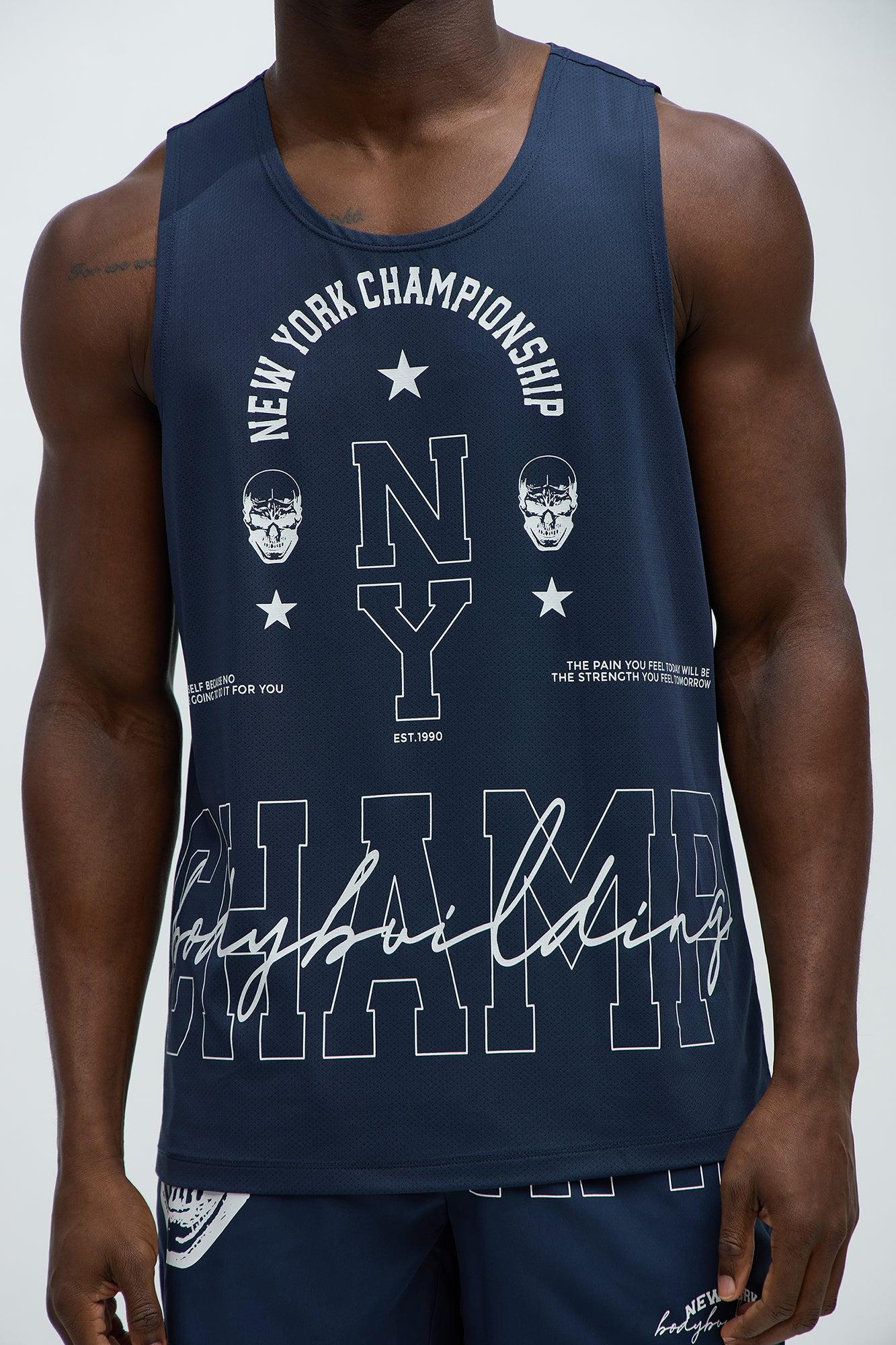 NY Champ Active Tank Top - Navy Product Image