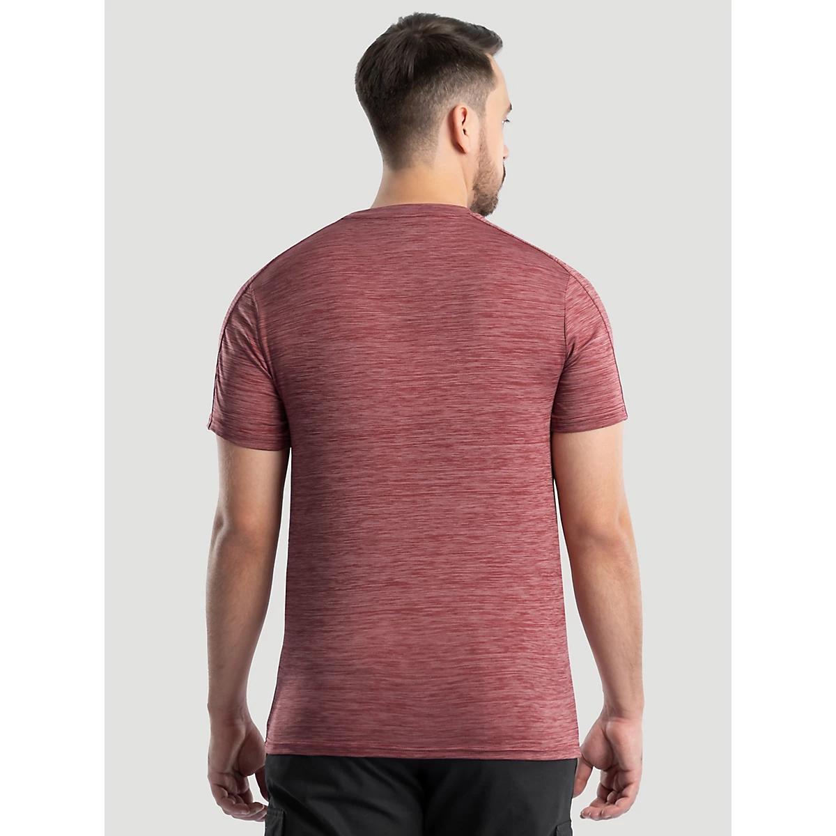 Men's Performance Crew Neck T-Shirt in Ruby Wine Product Image