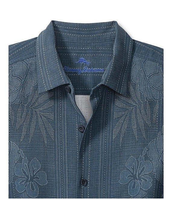 Tommy Bahama Bali Border Silk Short Sleeve Woven Shirt Product Image