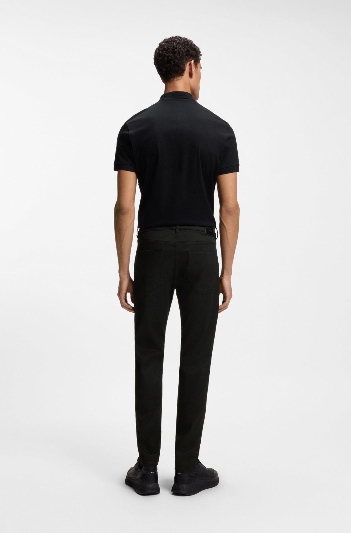 Porsche x BOSS tapered-fit pants in stretch denim Product Image