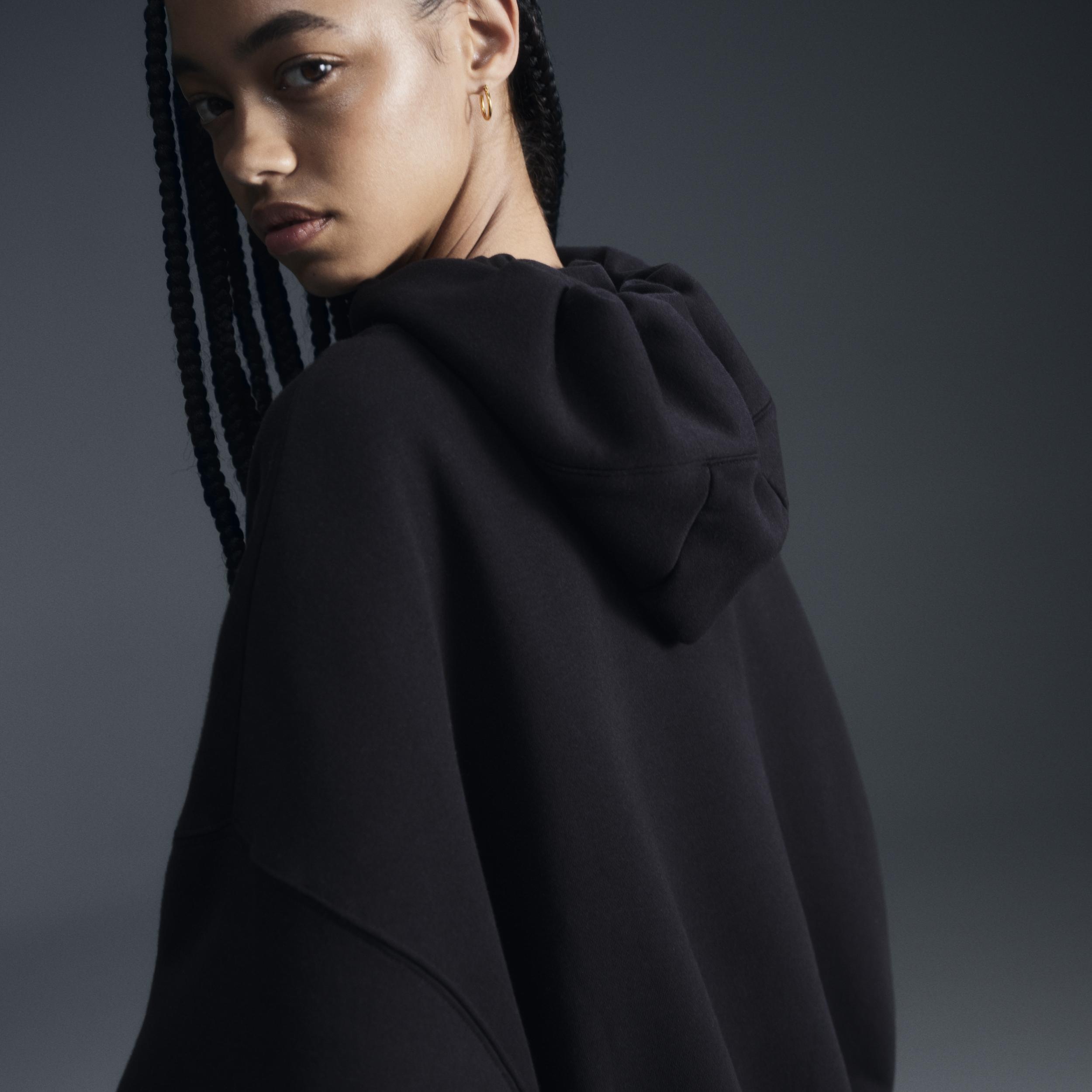 Womens Nike Sportswear Phoenix Fleece Over-Oversized Pullover Hoodie | DQ5858-010 Product Image