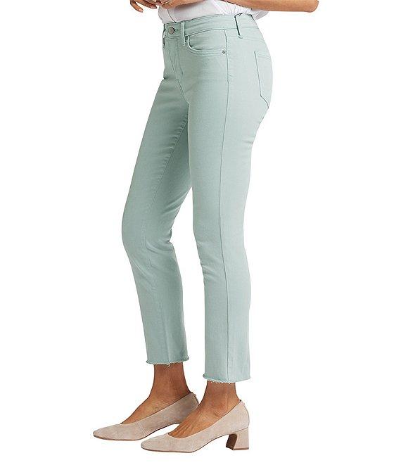 NYDJ Petite Size Sheri Slim Fit Mid Rise Ankle Stretch Denim Jeans Product Image