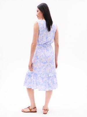 Sleeveless Tiered Floral Midi Dress Product Image