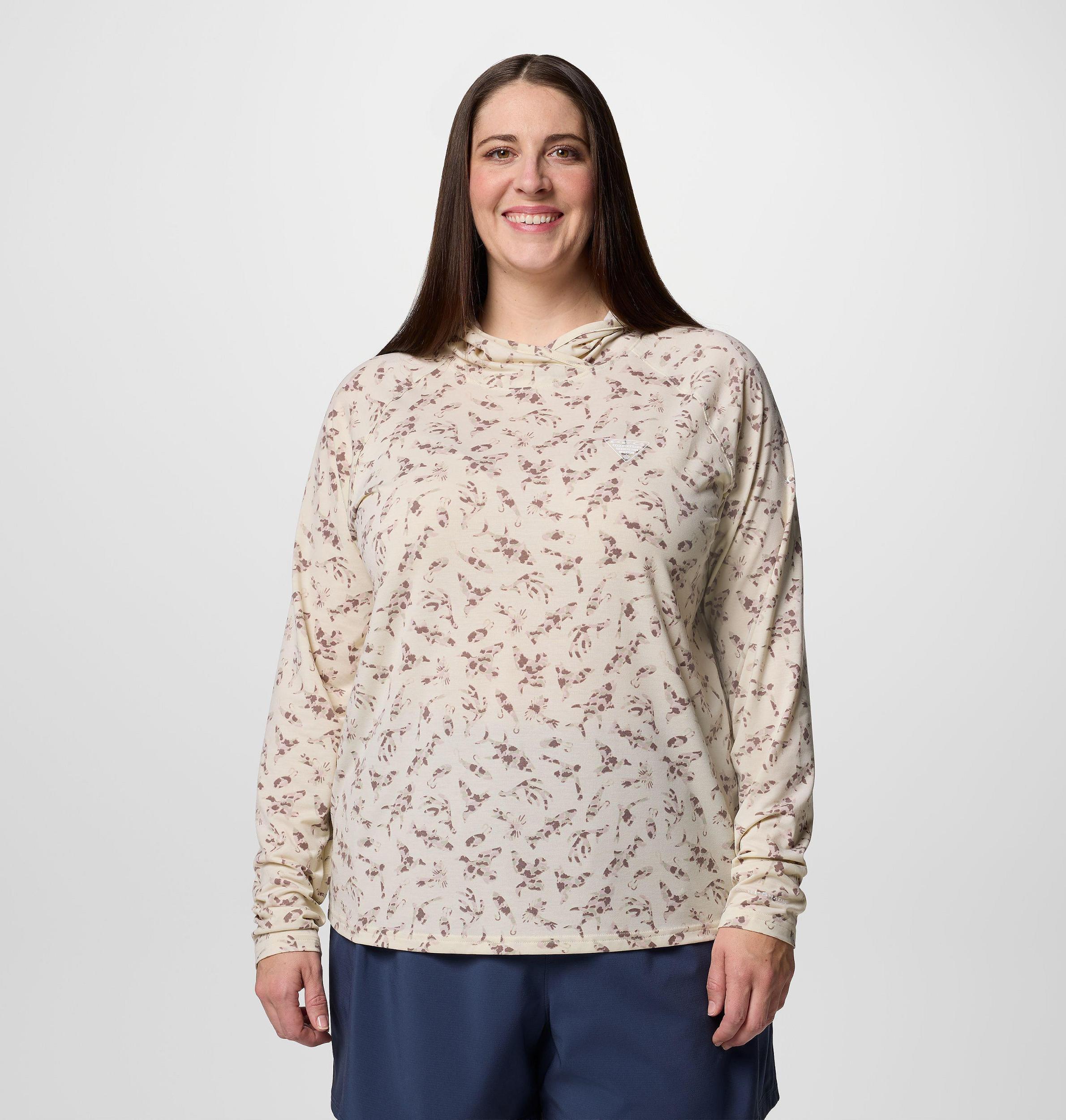 Columbia Womens PFG Uncharted Hoodie -Plus Size- Product Image