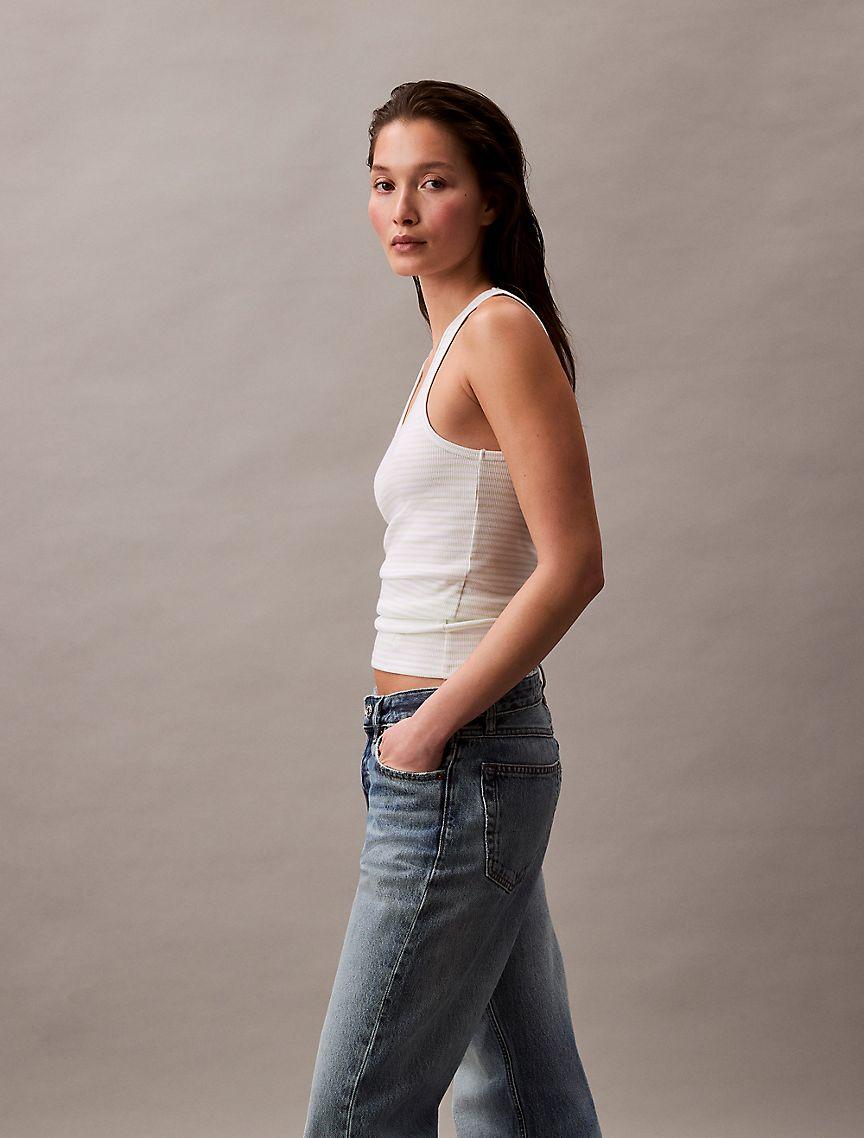 Cotton Contour Rib Tank Product Image