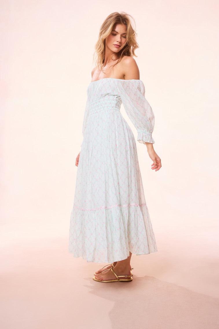 Dobrianna Re-Edition Cotton Maxi Dress Product Image