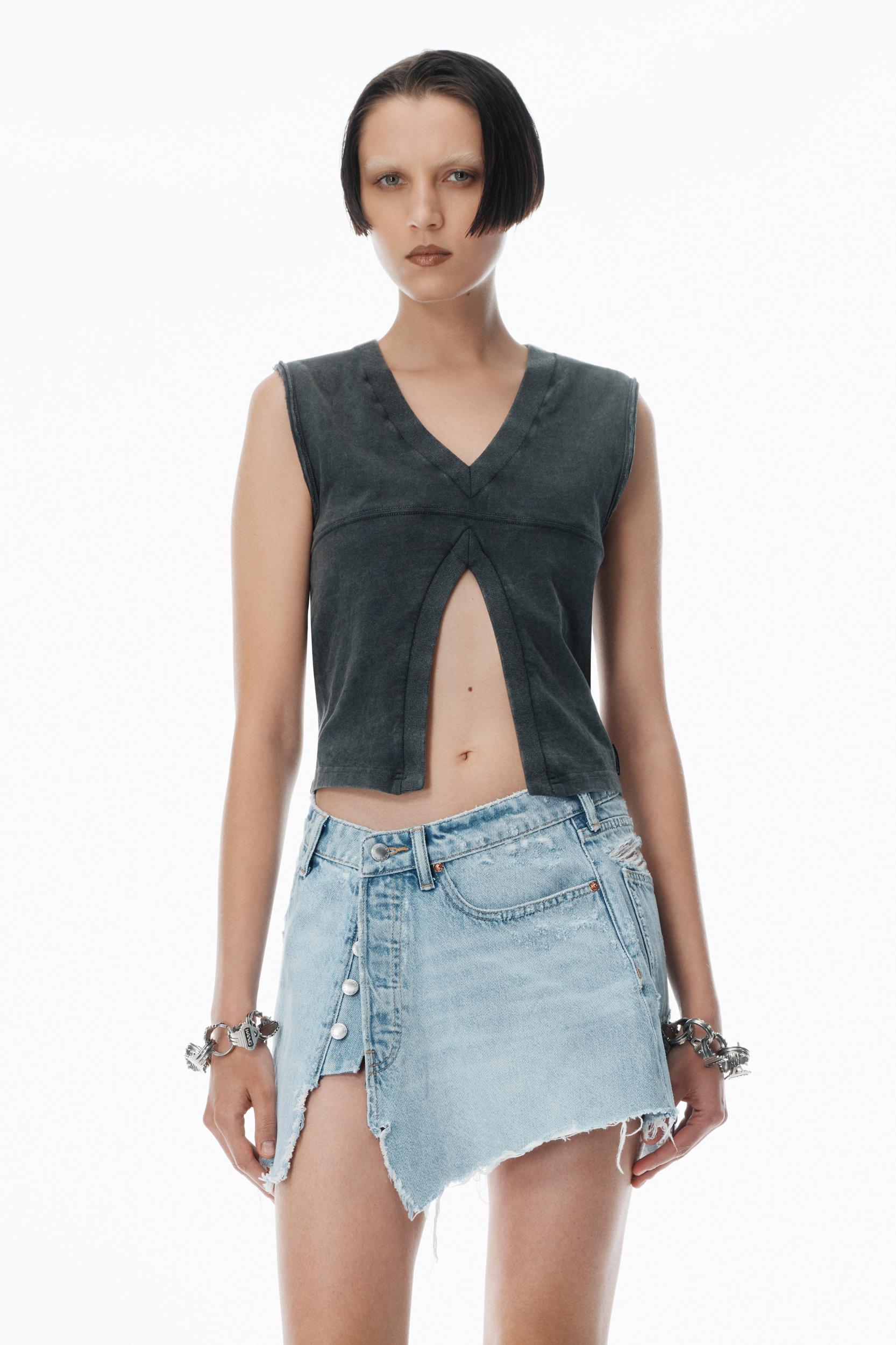 Double V-neck Tank Top Product Image