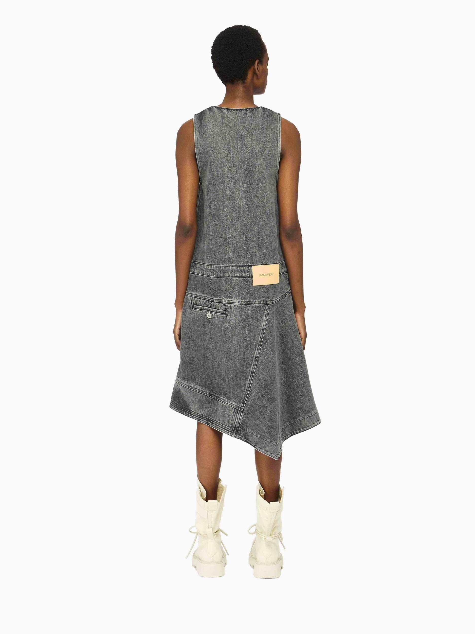 WRAP FRONT SLEEVELESS DRESS Product Image