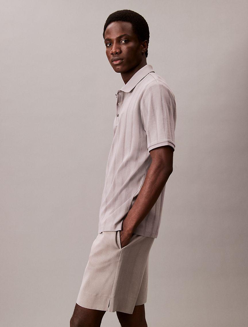 Variegated Rib Classic Polo Shirt  Product Image