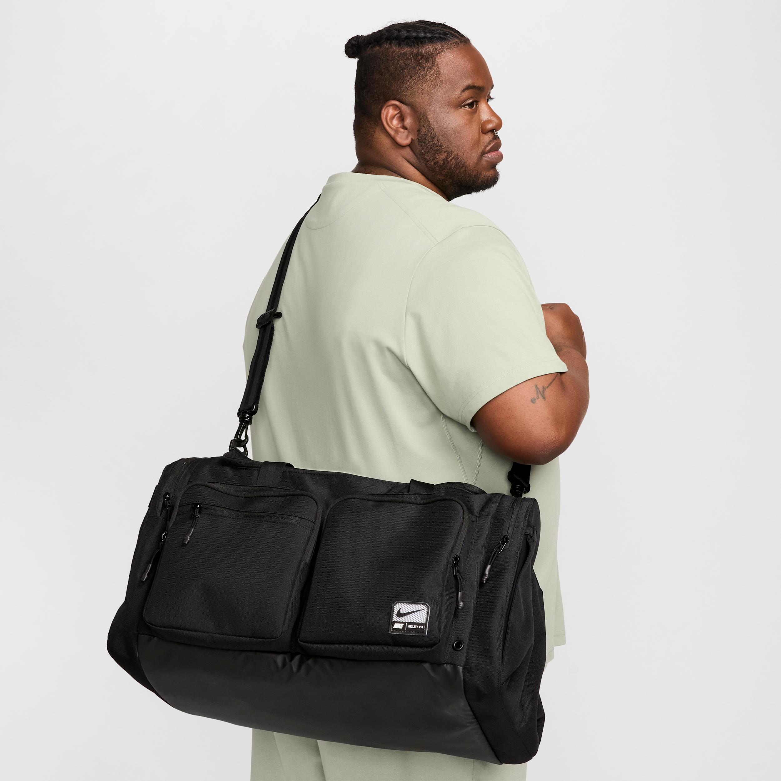 Nike Nike Utility Power Duffel - Adult Black/Black Product Image
