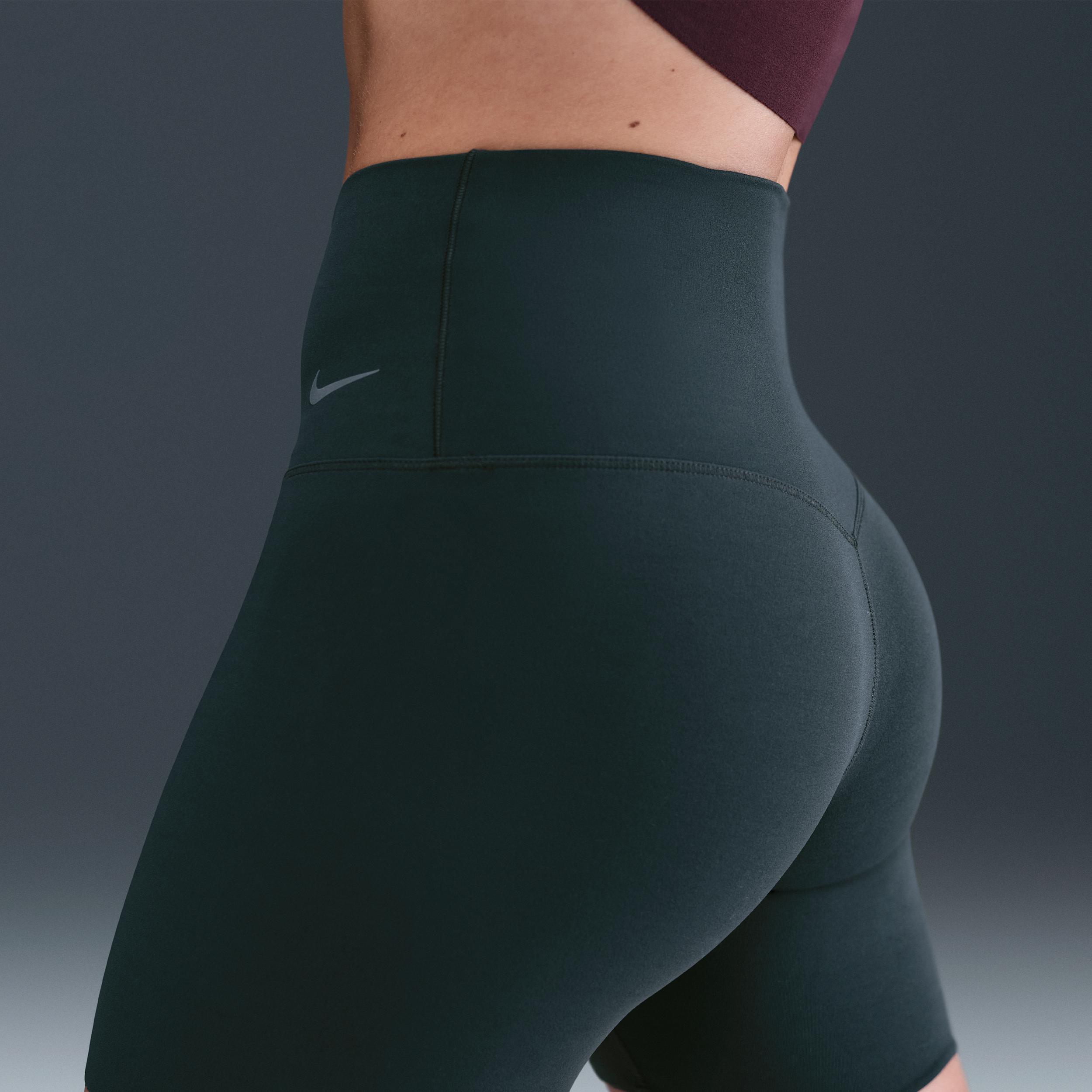 Nike Womens Zenvy High-Waisted 5 Biker Shorts | FN3156-390 Product Image