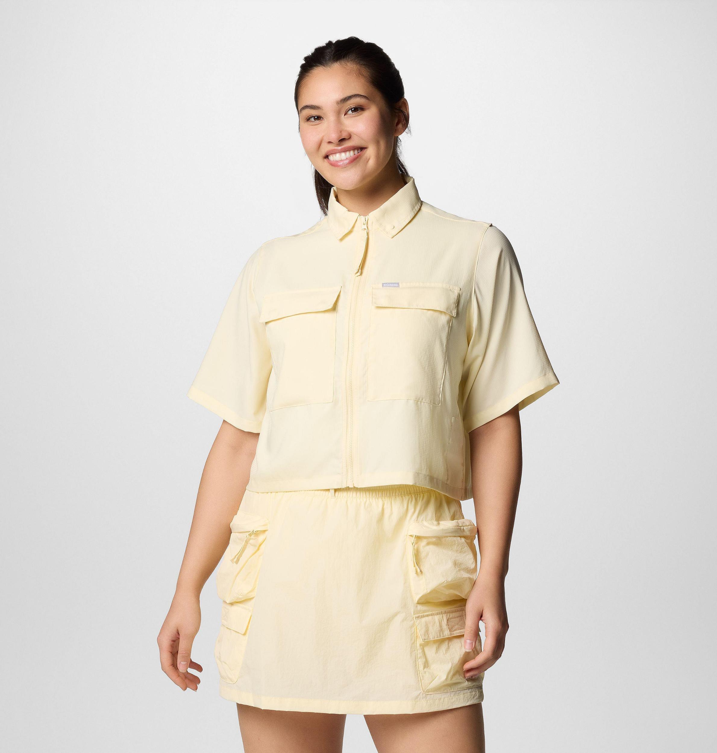 Columbia Womens Elevated View Utility Short Sleeve Shirt- Product Image