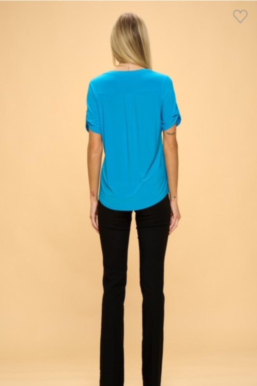 Blue Utility Top Product Image