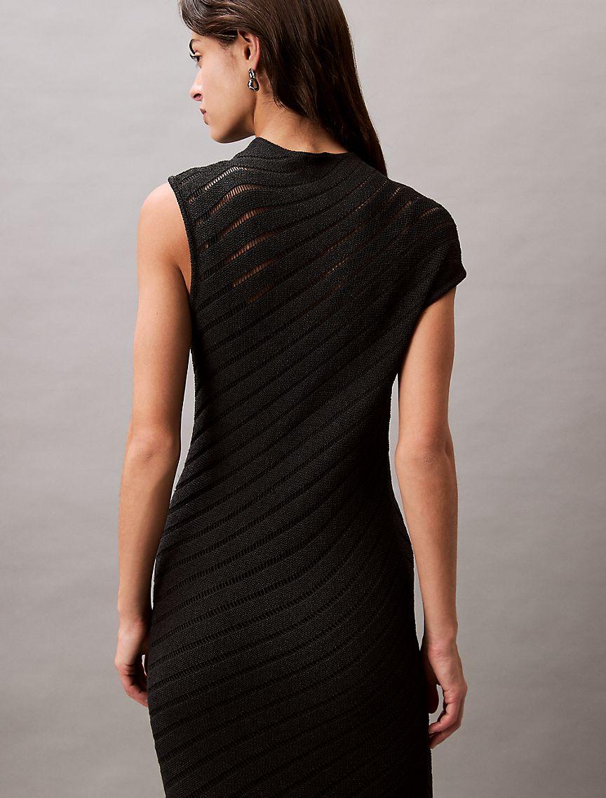 Sweater Stitch Midi Dress Product Image