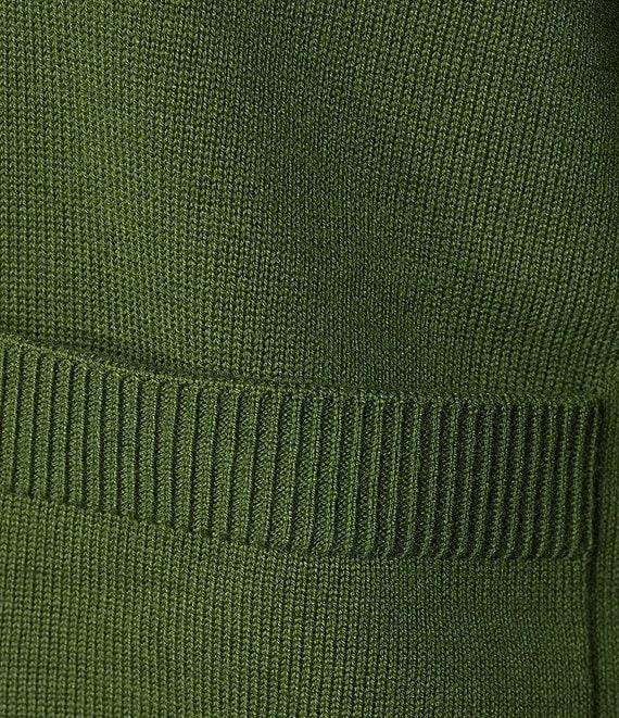 Tara Jarmon Gyslain Knit Crew Neck Long Sleeve Patch Pocket Button Front Cardigan Product Image