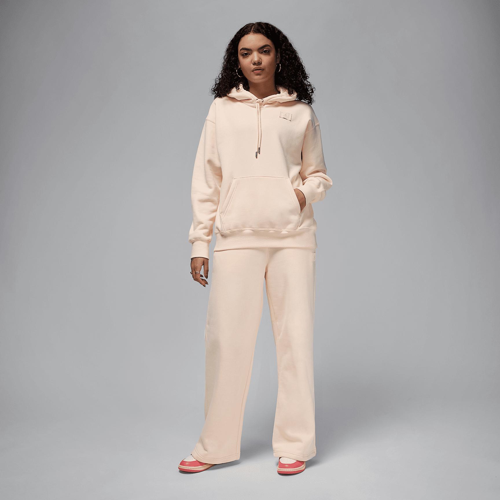 Jordan Flight Fleece Women's Satin-Lined Pullover Hoodie Product Image