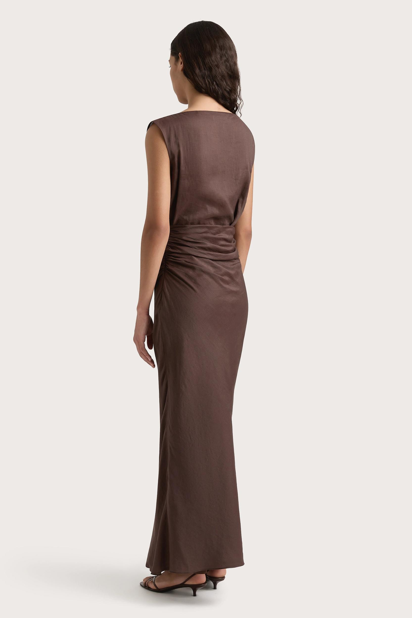 Adelia Maxi Dress Bistre - Final Sale Product Image
