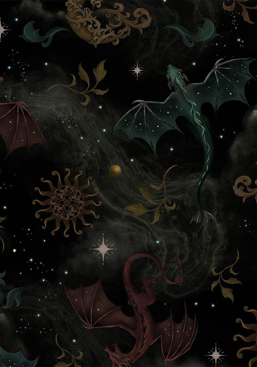 Phoenix Dragon Chiffon Blouse Product Image