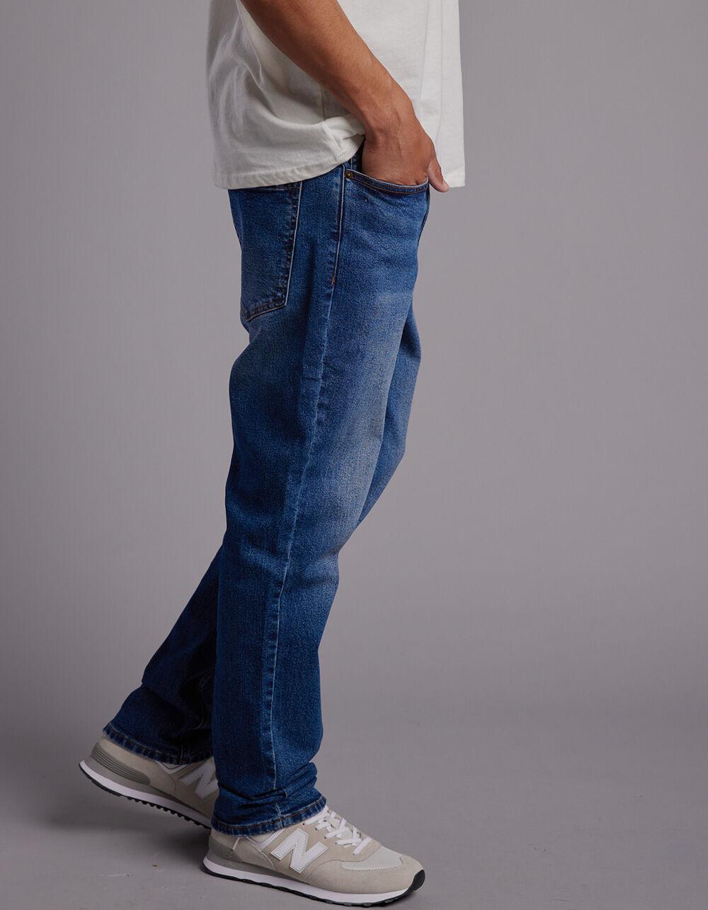 RSQ Mens Relaxed Taper Jeans - Dark Wash Product Image