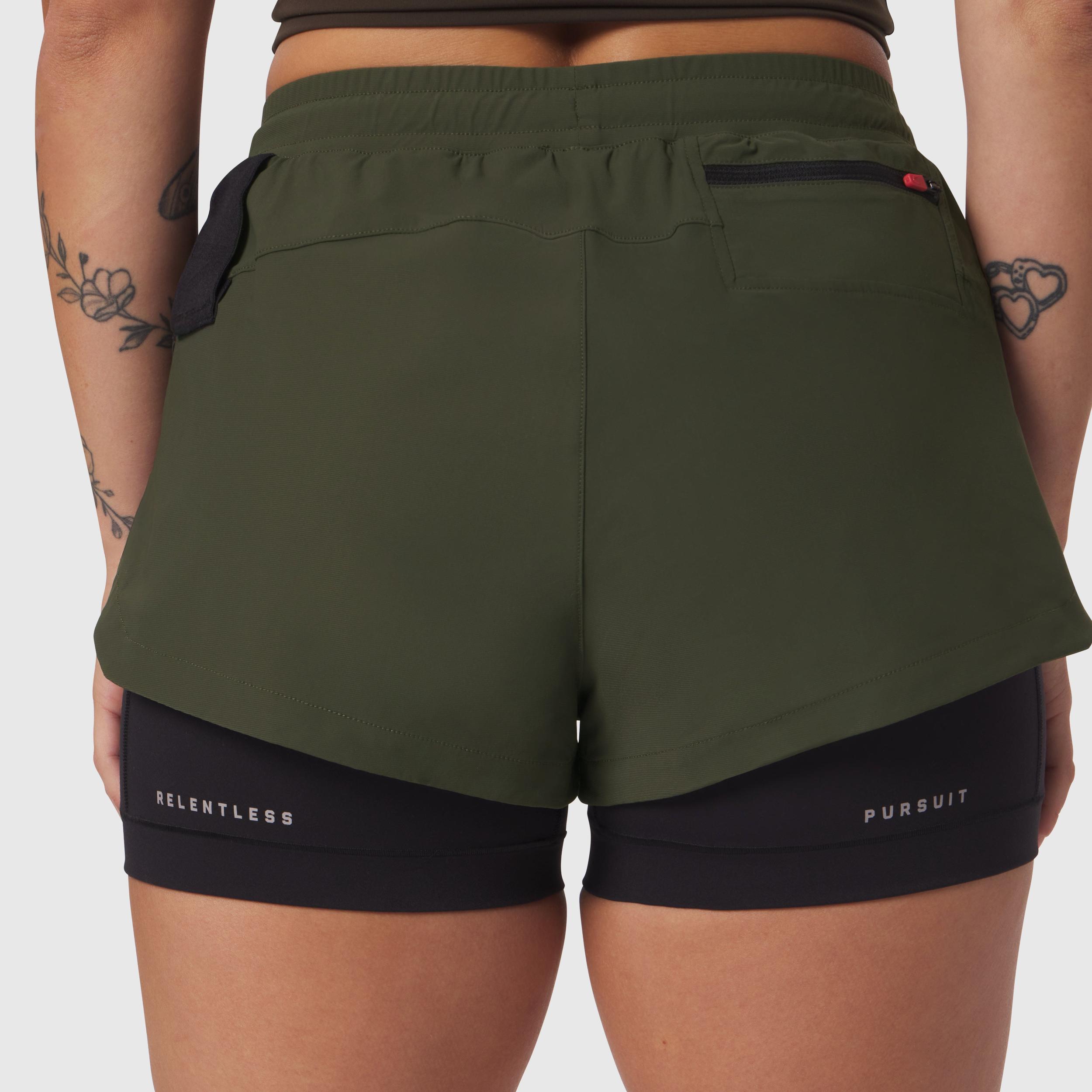 W025. Tetra-Lite® Liner Short - Olive Product Image