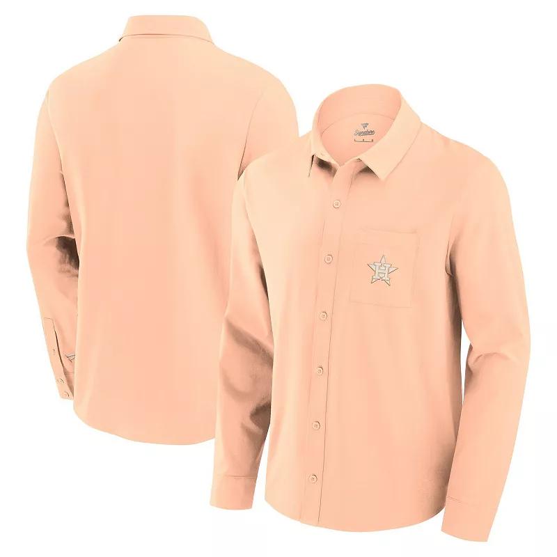 Men's Fanatics Light Pink San Diego Padres Front Office Long Sleeve Button-Up Shirt, Size: Large Product Image