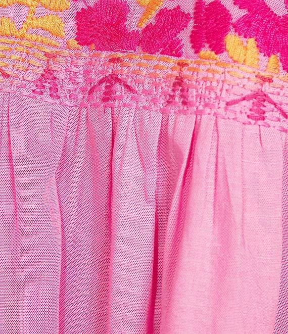 J.Marie Carlie V-Neck 3/4 Puff Sleeve Top Product Image