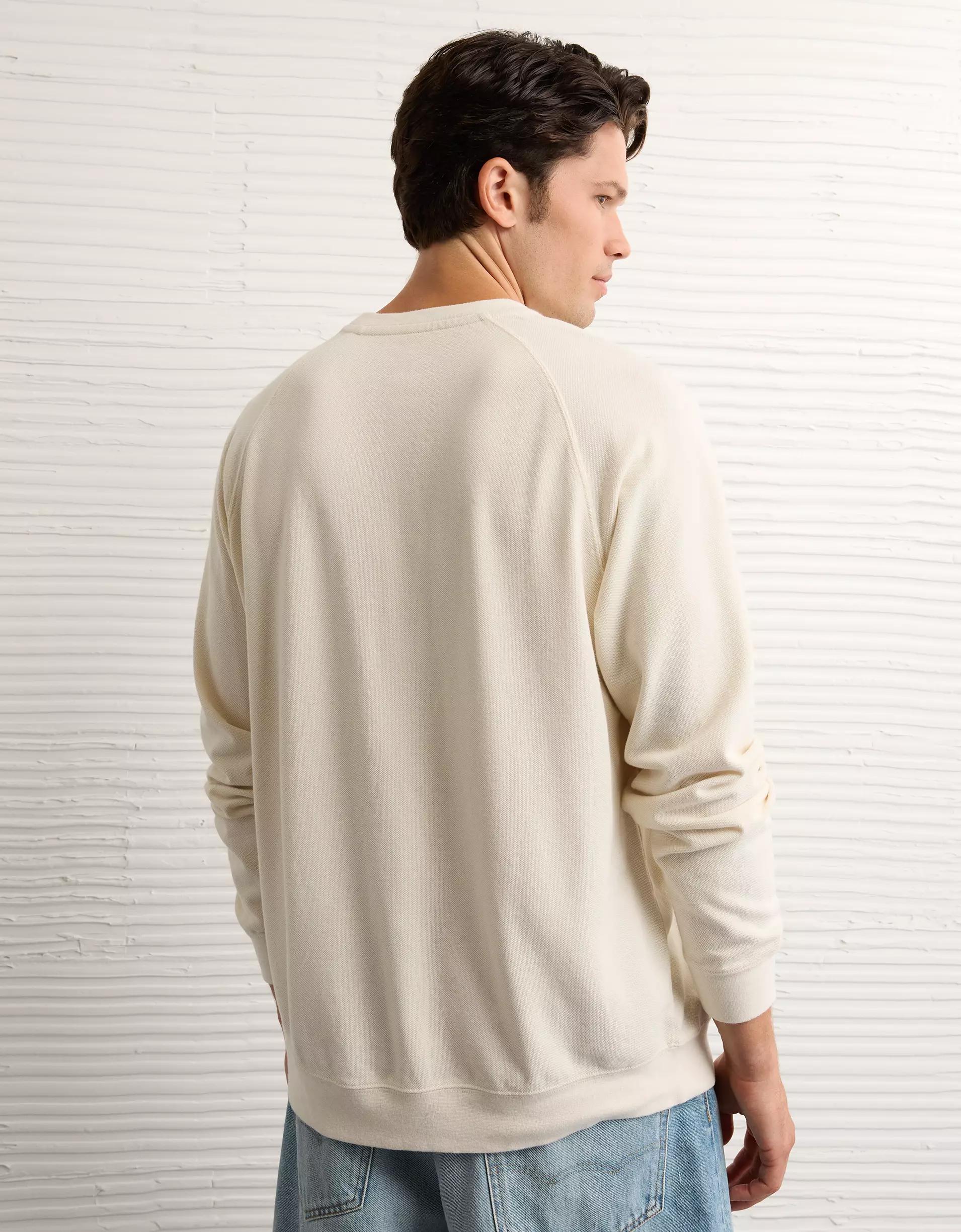 AE Long Sleeve Piqué T-Shirt Product Image