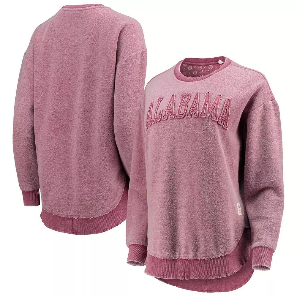 Women's Pressbox Crimson Alabama Crimson Tide Ponchoville Pullover Sweatshirt,  Product Image