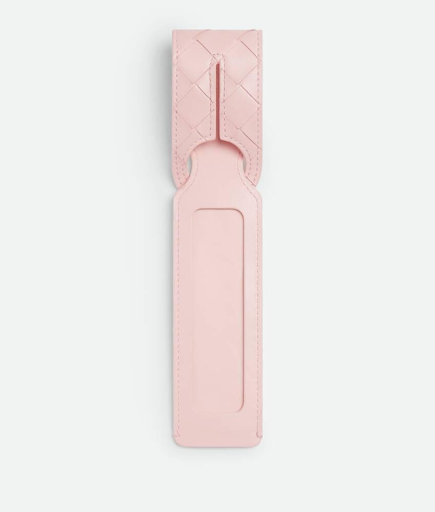Men's Intrecciato Long Tag Holder in Rose Product Image