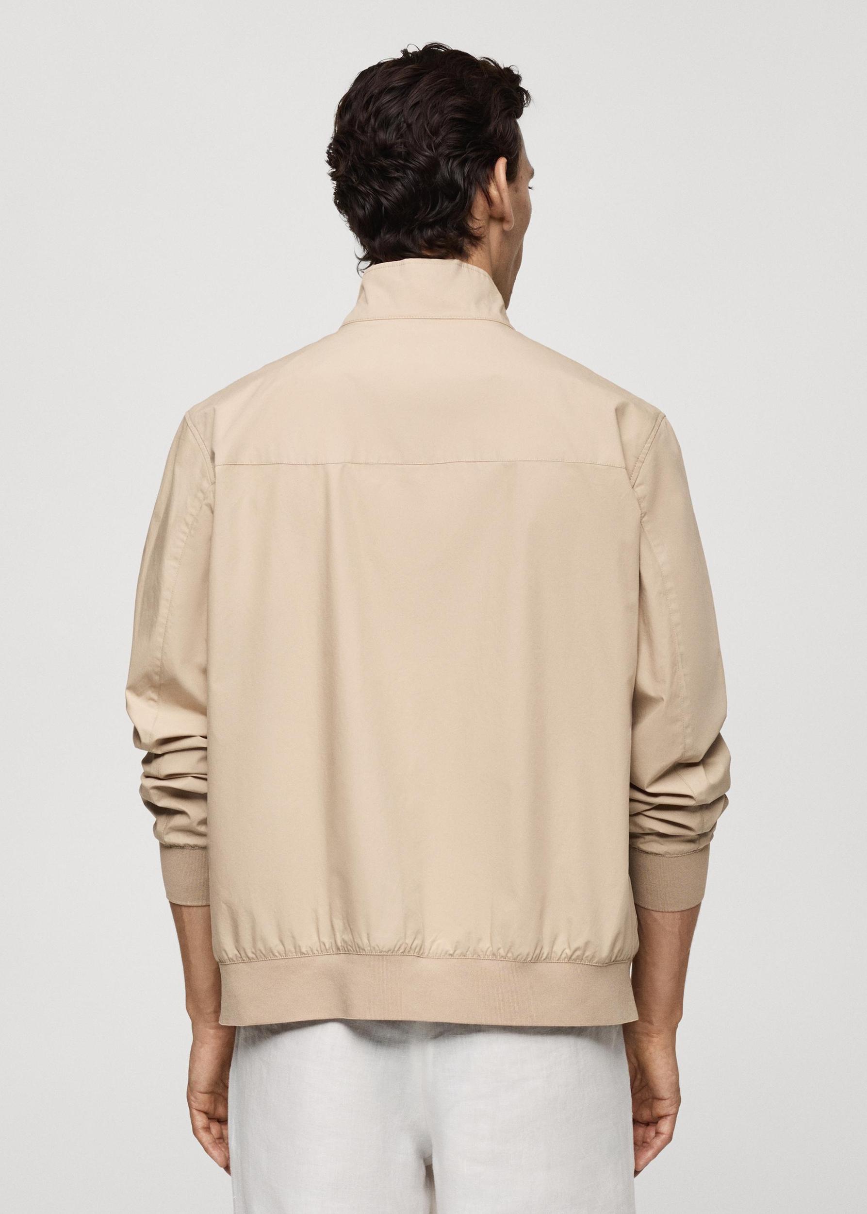 100% cotton jacket with pockets - Men | MANGO USA Product Image