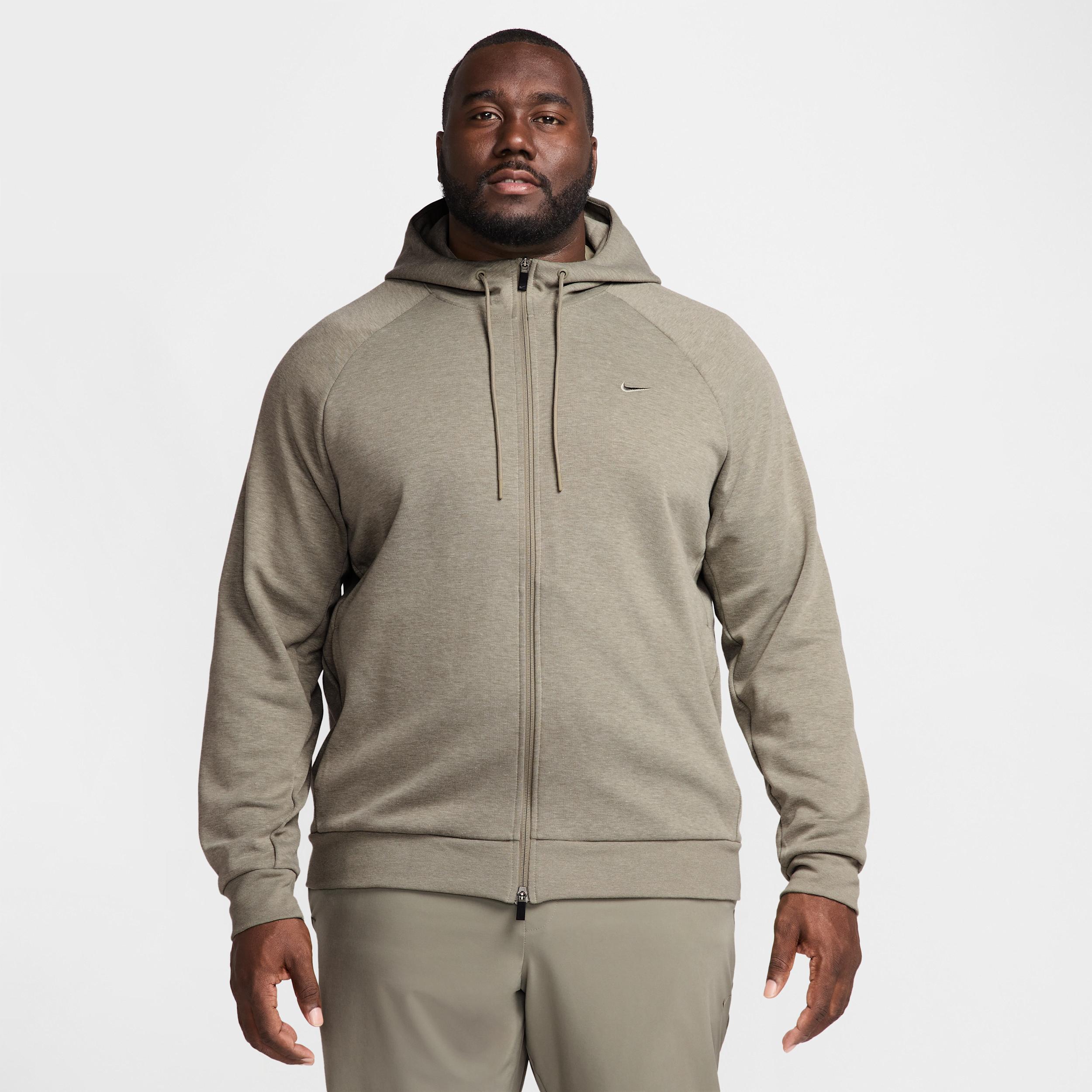 Nike Mens Primary Fleece Dri-FIT UV Full-Zip Performance Hoodie | FZ0967-320 Product Image
