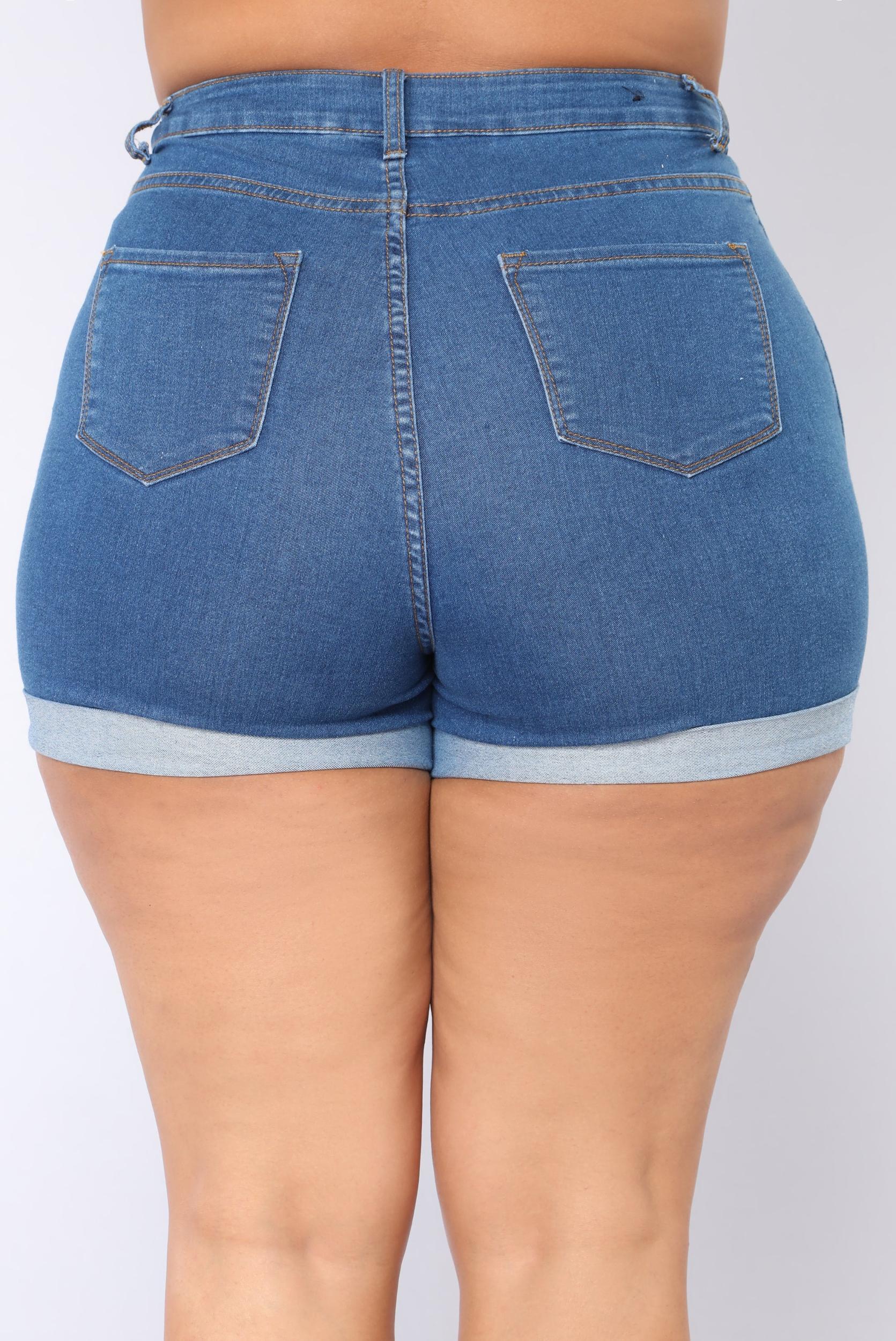 Carter Denim Shorts - MediumWash Product Image
